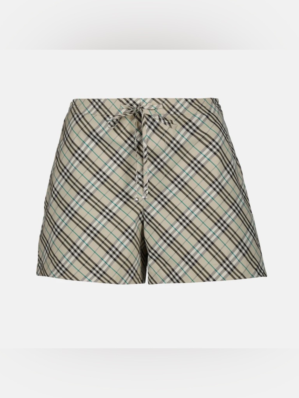 Sold❌Burberry Beige Nova Check Drawstring Shorts